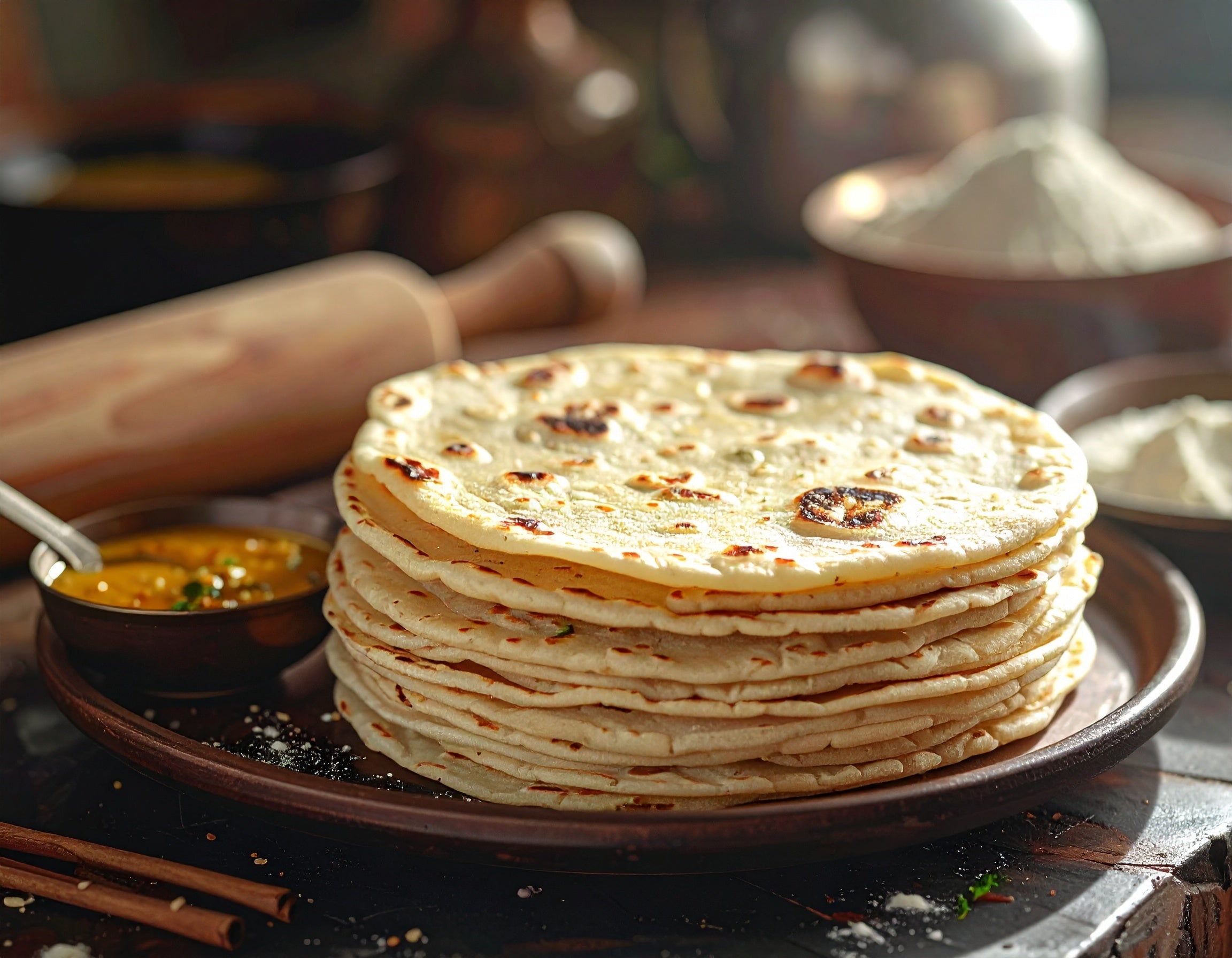 Protein-Infused Whole Wheat Roti