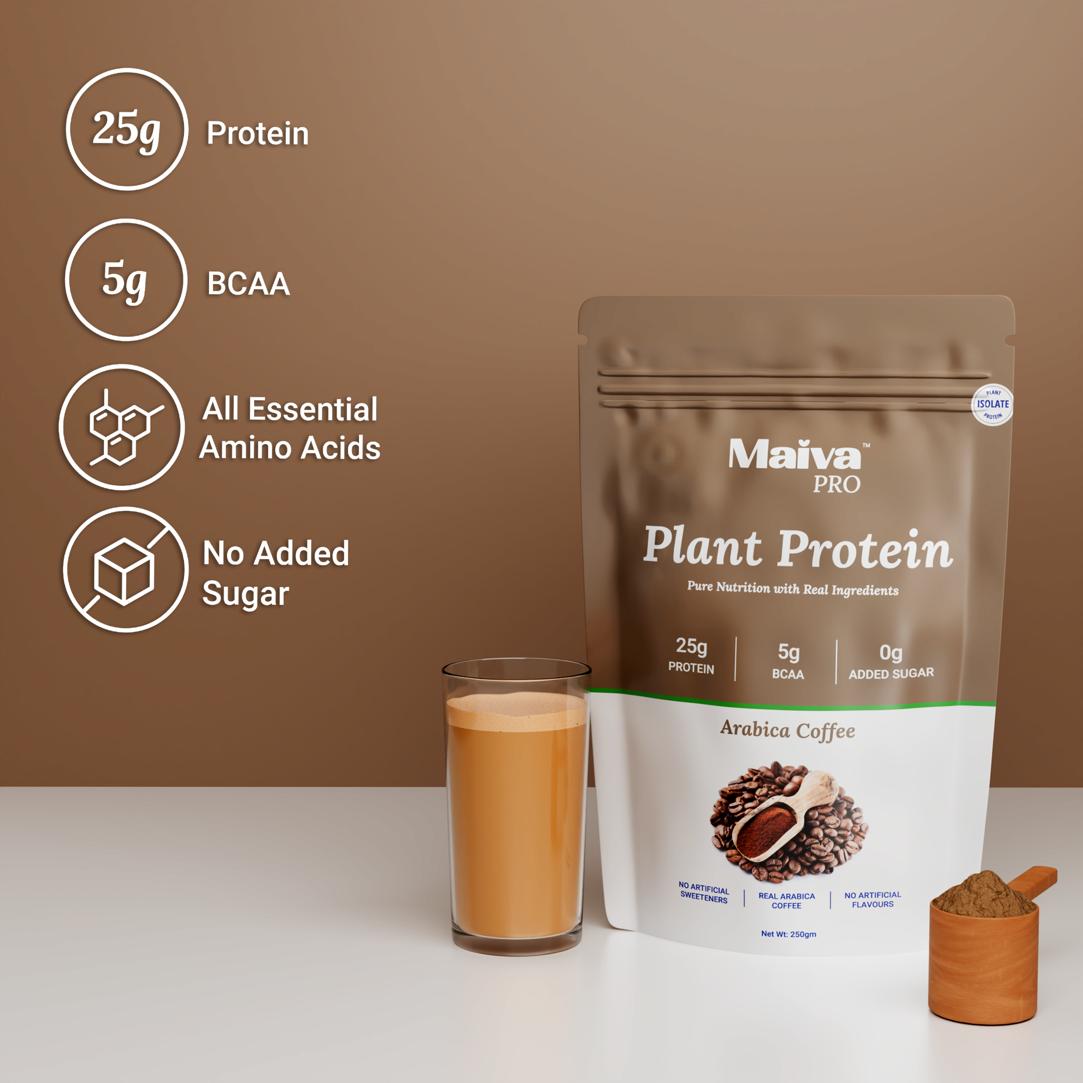  Plant Protein Powder -  Arabica Coffee (value pack) - usp