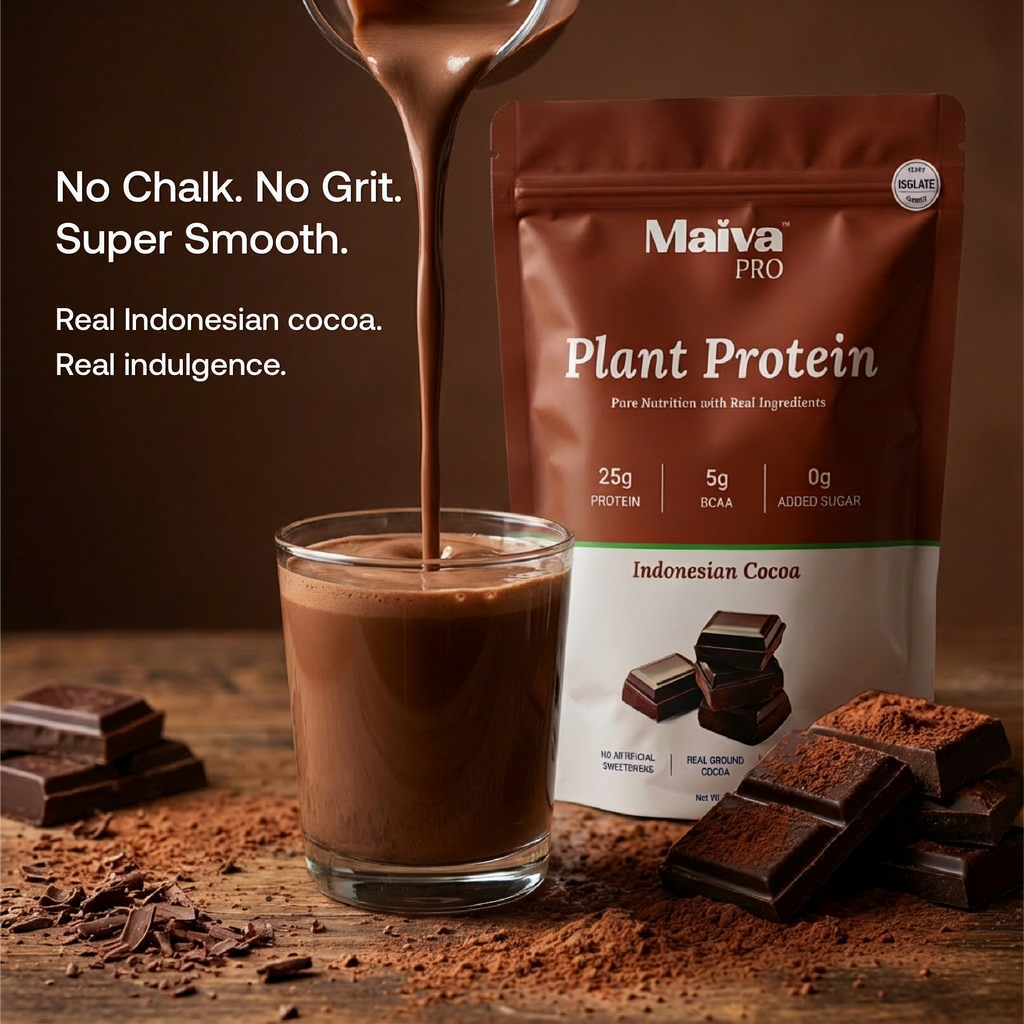 Buy Maiva Pro Chocolate Plant Protein – Delicious Vegan Protein