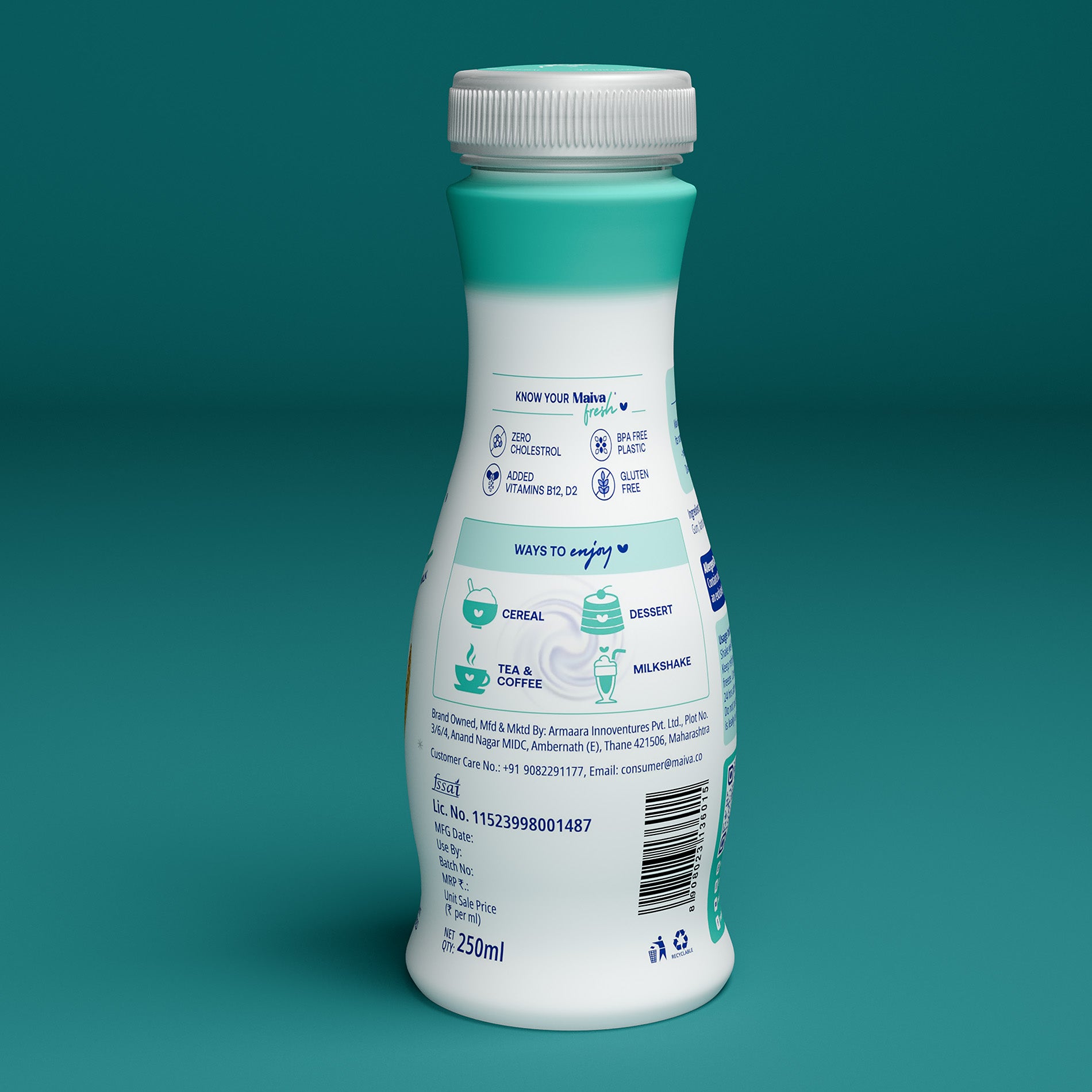  Plant Milk -  Unsweetened - back image